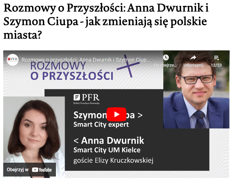 Rozmowy o Przyszłości: Anna Dwurnik i Szymon Ciupa – jak zmieniają się polskie miasta?